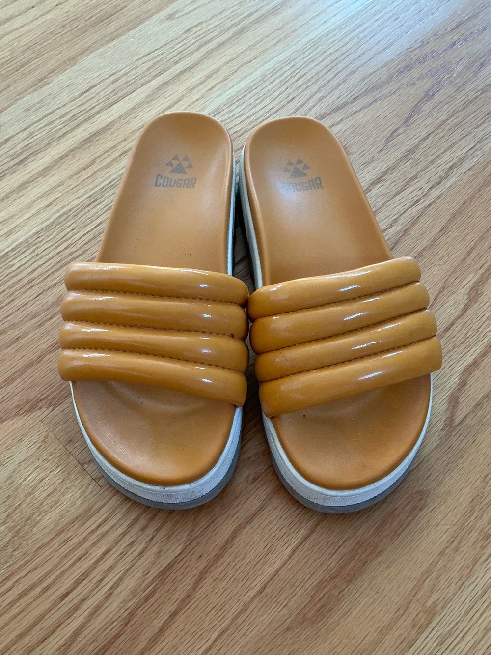 Cougar Prato Platform Sandals in Orange